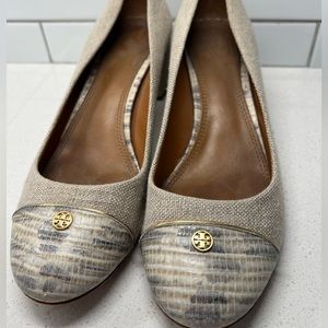 Tory Burch Snakeskin Captoe